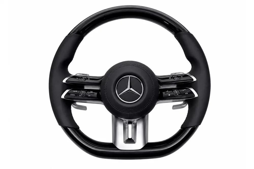 Alegerea clienților | Mercedes GLS X167 2019- Volan AMG 2021-Style (negru, 4pin)